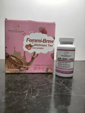 Beauty Tea Supplement Duo for Hair, Skin, Nail and Hormonal Balance