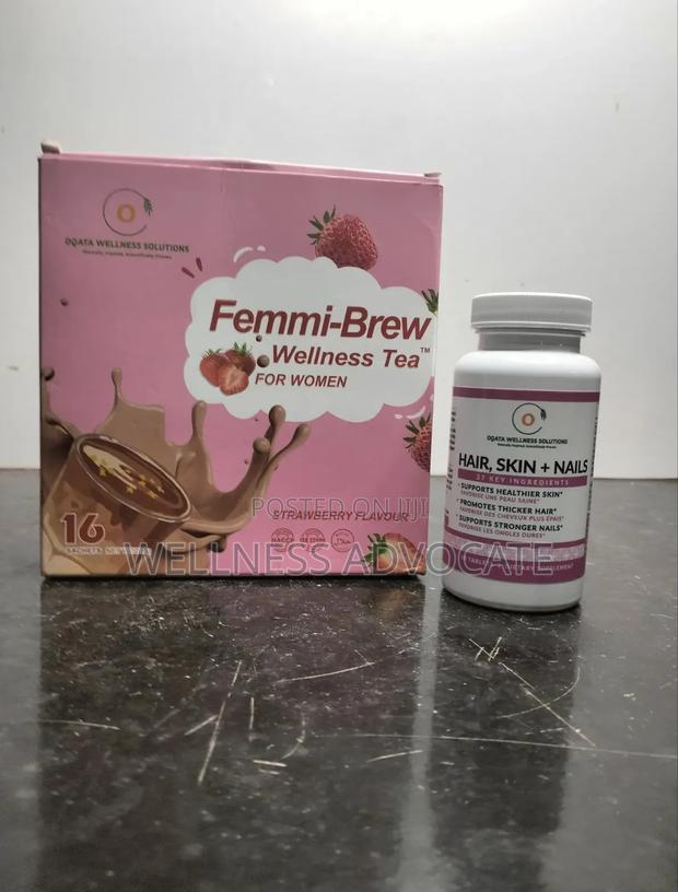 Beauty Tea Supplement Duo for Hair, Skin, Nail and Hormonal Balance