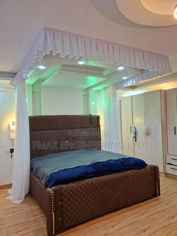 Modern Mosquito Bedroom Ceiling Net Installation - main view