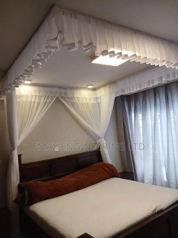 Modern Mosquito Bedroom Ceiling Net Installation - thumbnail 3