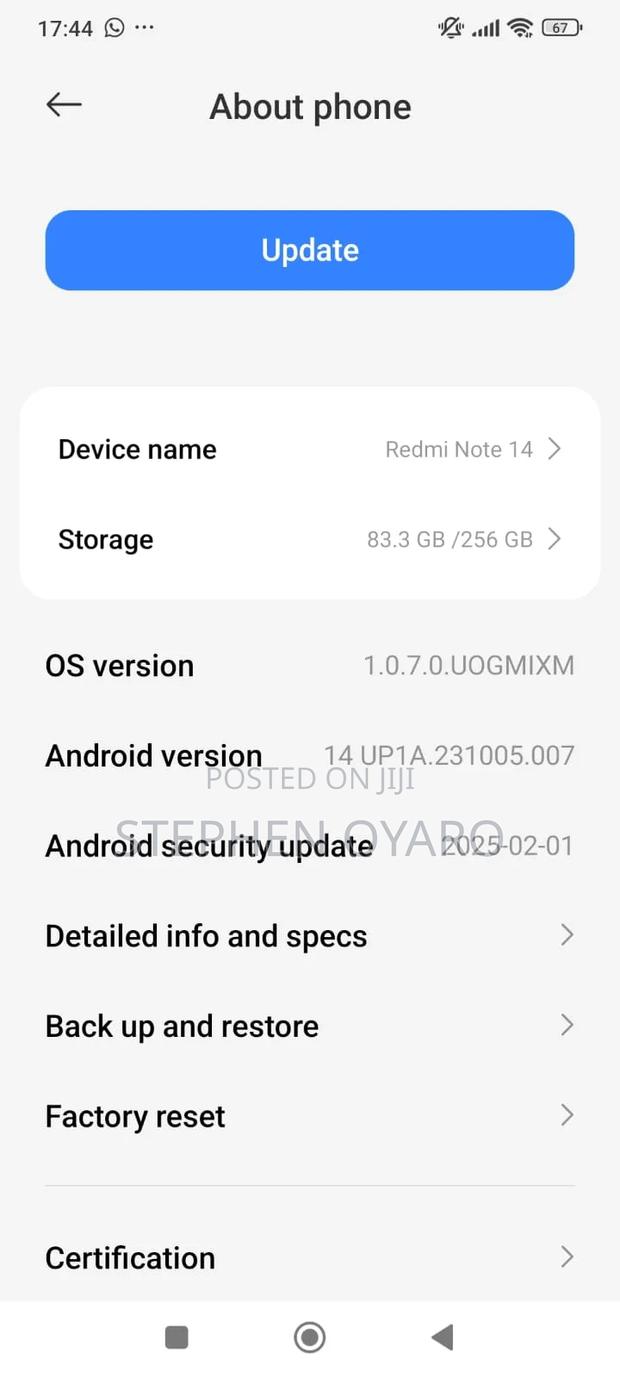 Xiaomi Redmi Note 14 Pro 256 GB Black - thumbnail 2