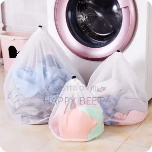 *3 PCS Assorted Drawstring Laundry Mesh Bags*