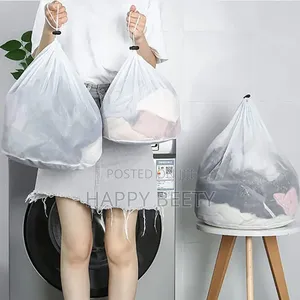 *3 PCS Assorted Drawstring Laundry Mesh Bags*