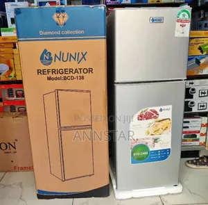 Nunix 138 Litres Fridge With Separate Freezer and Fridge