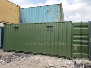 Shipping Container Storage With Shelves