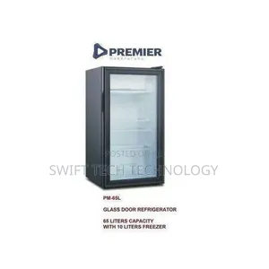 Premier65L Showcase Refrigerator Compact Display Fridge With Freezer