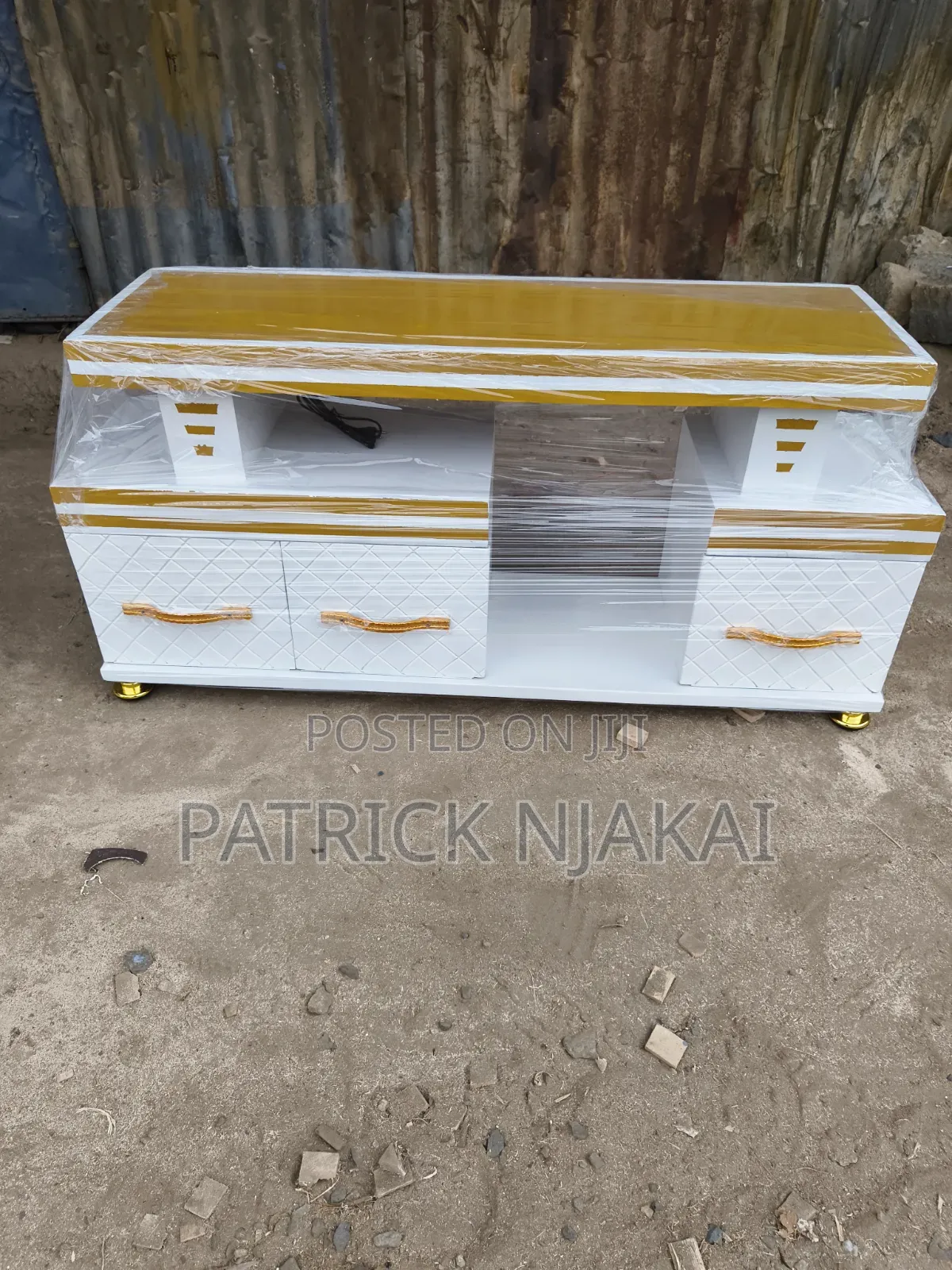 White TV Stand