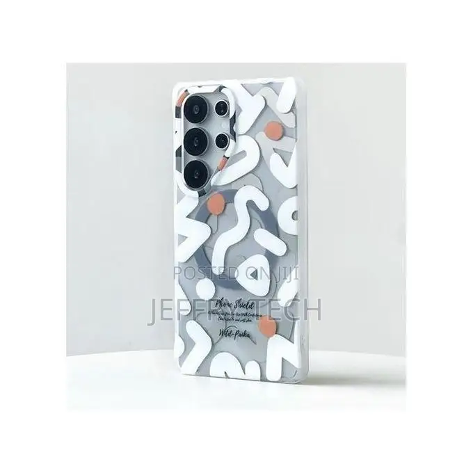 Samsung Galaxy S26 Ultra MagSafe Magnetic Phone Case Graffiti Pattern