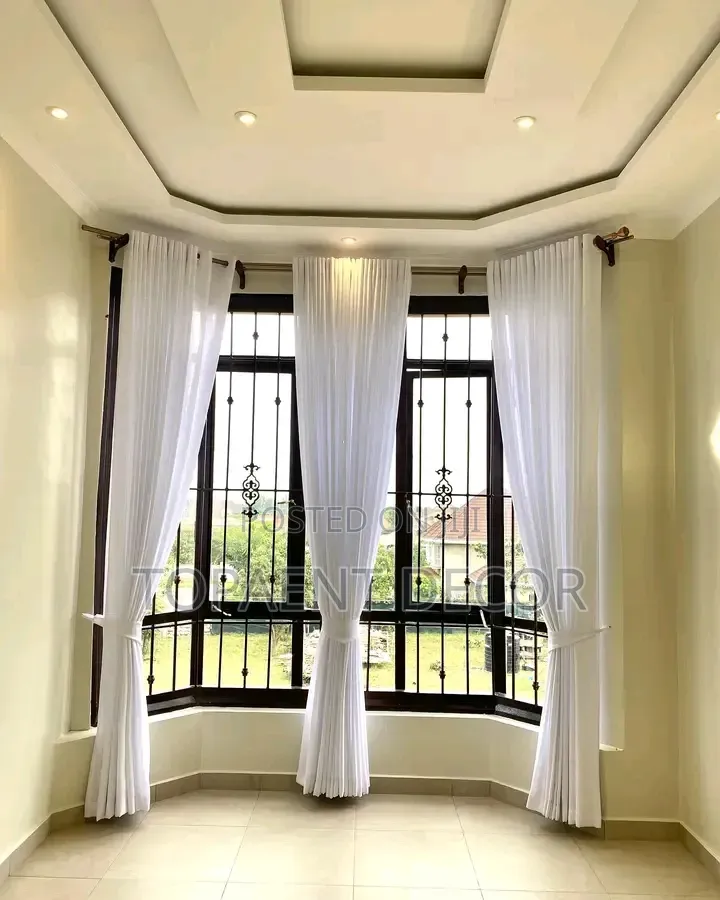 Beautiful White Window Sheers