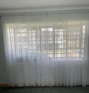Dazzling White Window Sheers