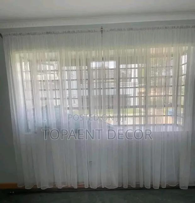 Dazzling White Window Sheers - thumbnail 2