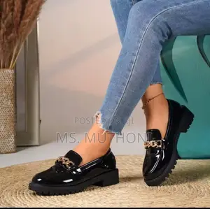 Ladies Wetlook Brogues Sizes 37 - 43