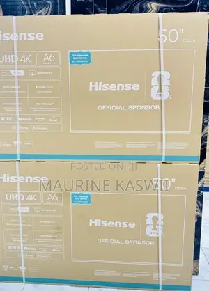 Hisense 50”a6 Smart TV -2 Years Warranty