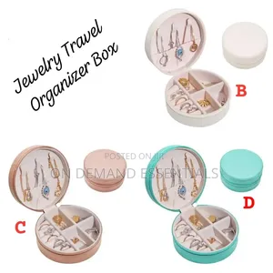 Portable Travel Storage Organizer Jewelry Case
