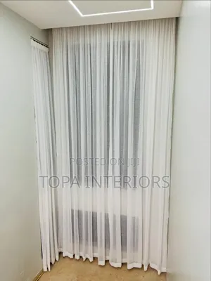 Drapery Sheer Curtains for Large Living Room Windows