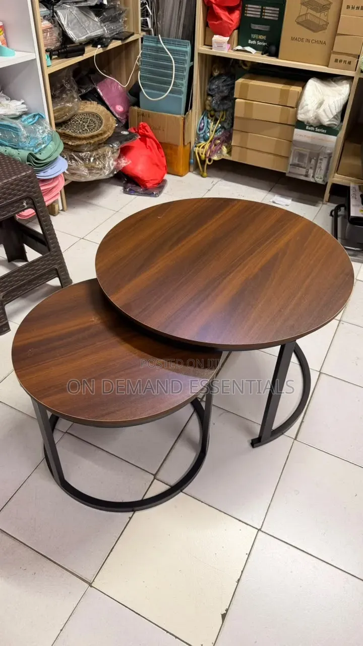 Rustic Style woodenCoffee Table Nesting Set of 2