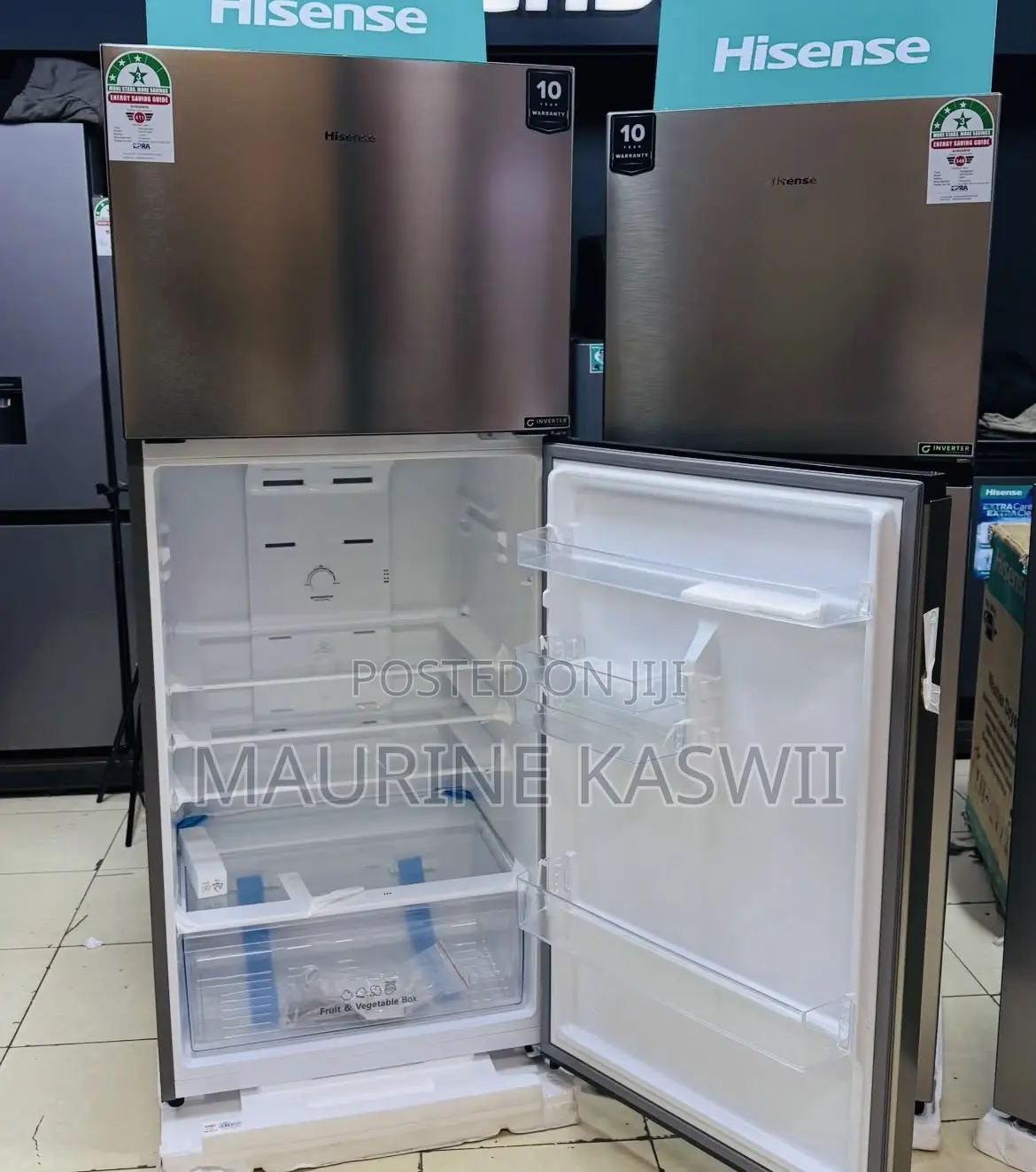 HISENSE DOUBLE DOOR REF 418 Dr No Frost