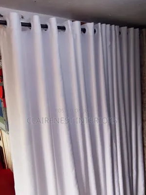Plain White, Easy to Establish Dirt, Window Curtains