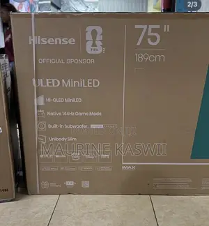 Hisense 75” Uled Miniled With Inbuilt Subwoofer -75u7sken