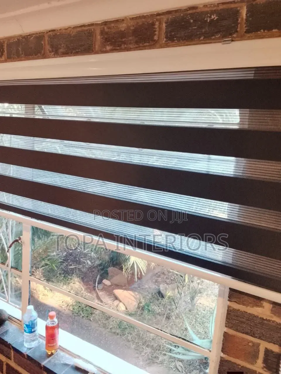 Adjustable Zebra Roller Window Blinds for Home Decor and Privacy