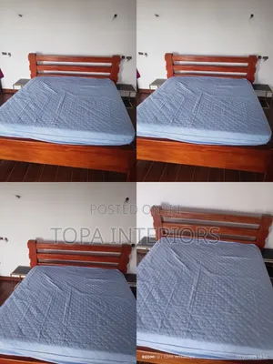 Light Blue Waterproof Mattress Protector for Kids and Adults