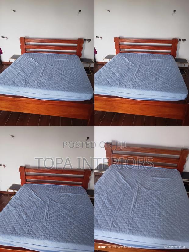 Light Blue Waterproof Mattress Protector for Kids and Adults