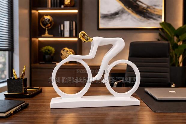 Handmade Biker Resin Figurine