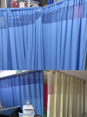 Durable Easy to Clean Hospital Curtains for Ward Partitioning