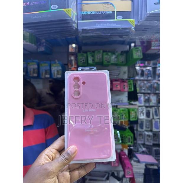 Samsung Galaxy A17 5G Original Shockproof Silicone Case/Cover-Pink - main view