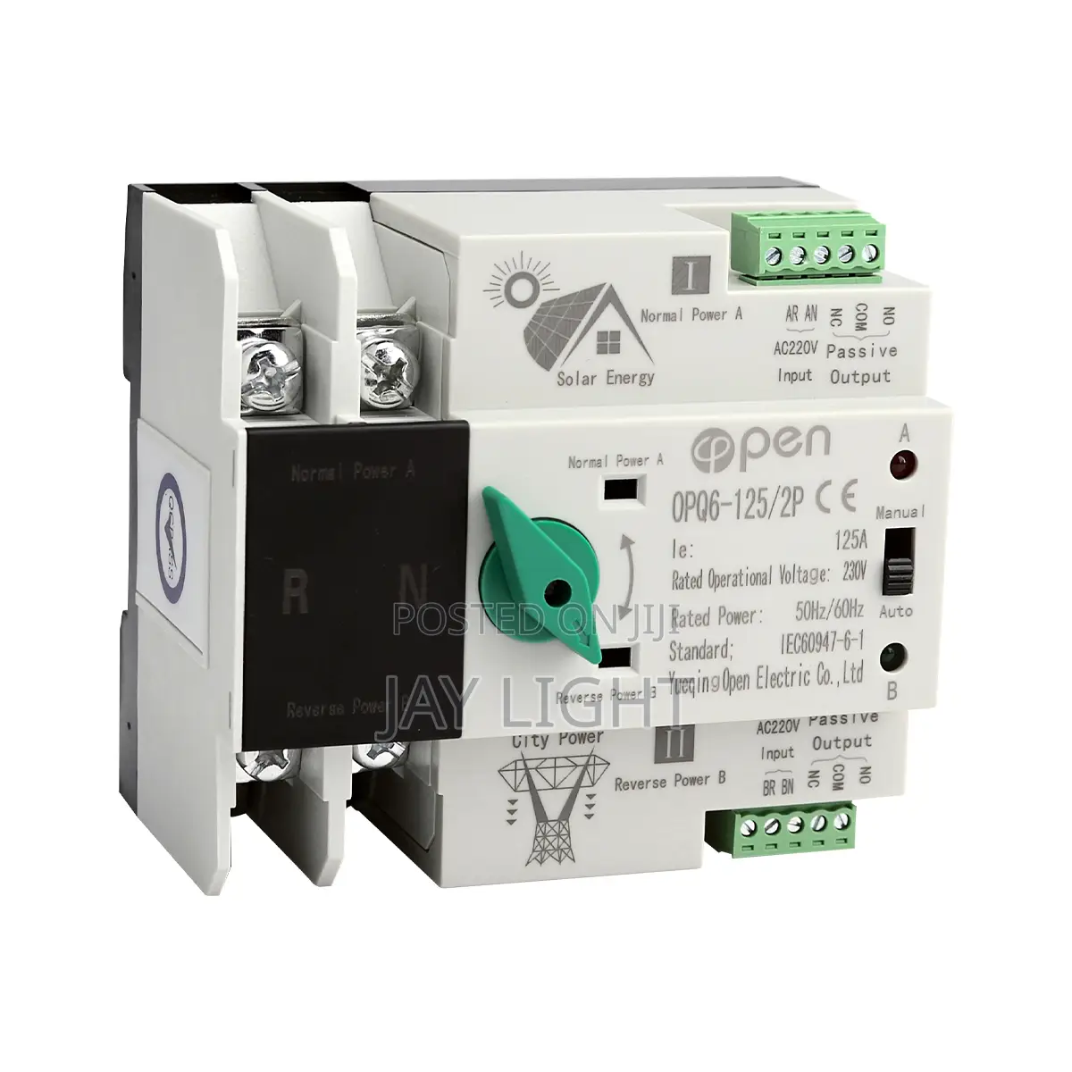 Solar System Power Use Din Rail Solar Power Automatic Transfer Switch
