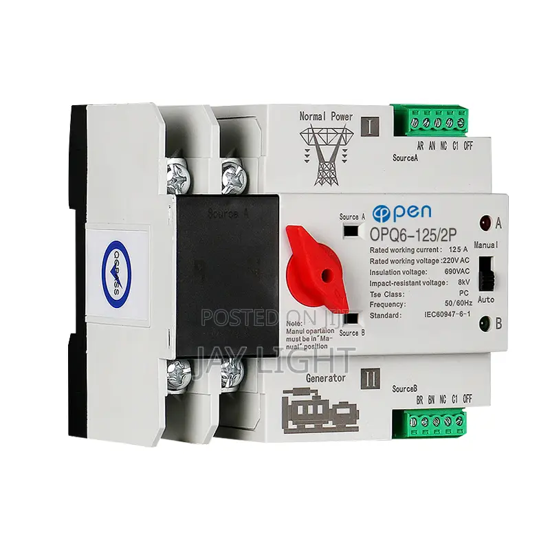 Din Rail Power Dual Power Automatic Transfer Switch
