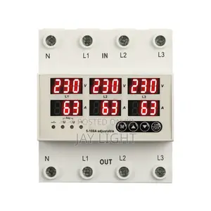 Three-Phase Adjustable Over and Under Voltage Protector