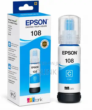 EPSON 108 Cyan for L18050, L8100 and L8050 - 70ml - C13T09C24A