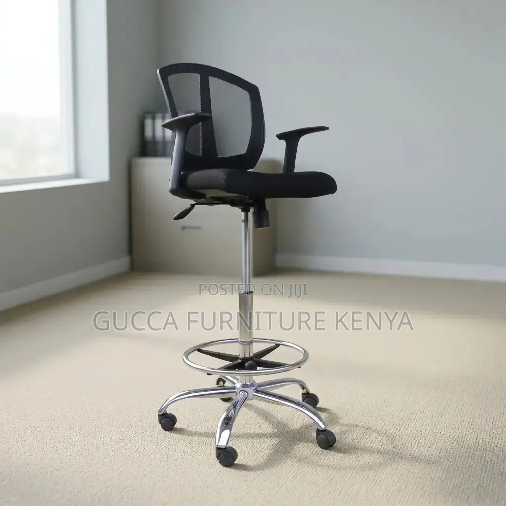 Ergonomic Adjustable Cashier Seat.