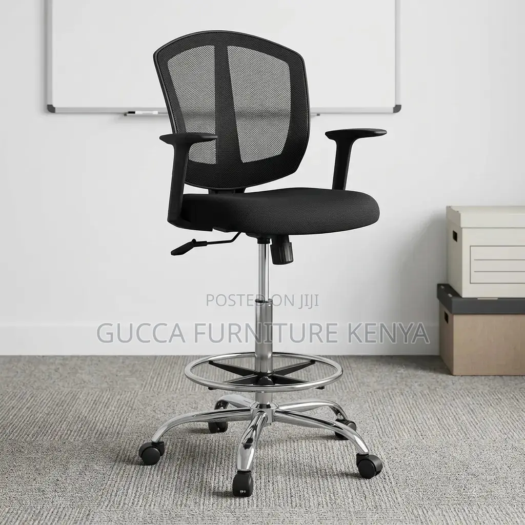 Ergonomic Adjustable Cashier Seat.