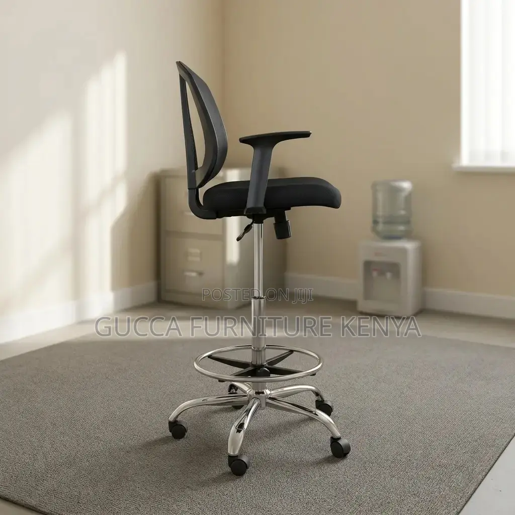 Ergonomic Adjustable Cashier Seat.