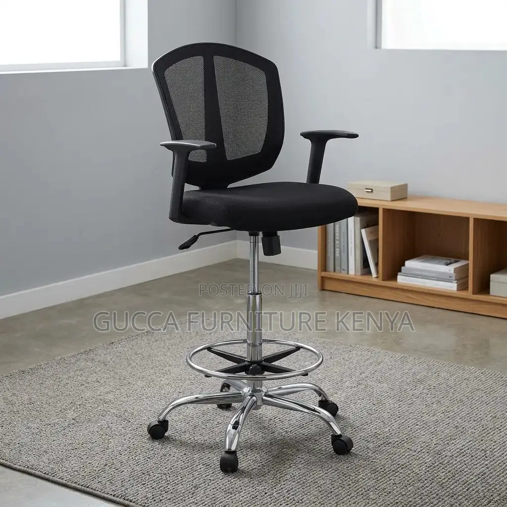 Ergonomic Adjustable Cashier Seat.