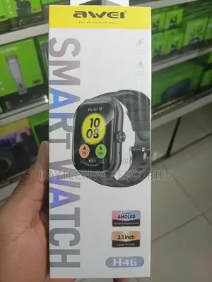Awei H46 Smartwatch 2.1-Inch AMOLED Display and Bluetooth Calling.