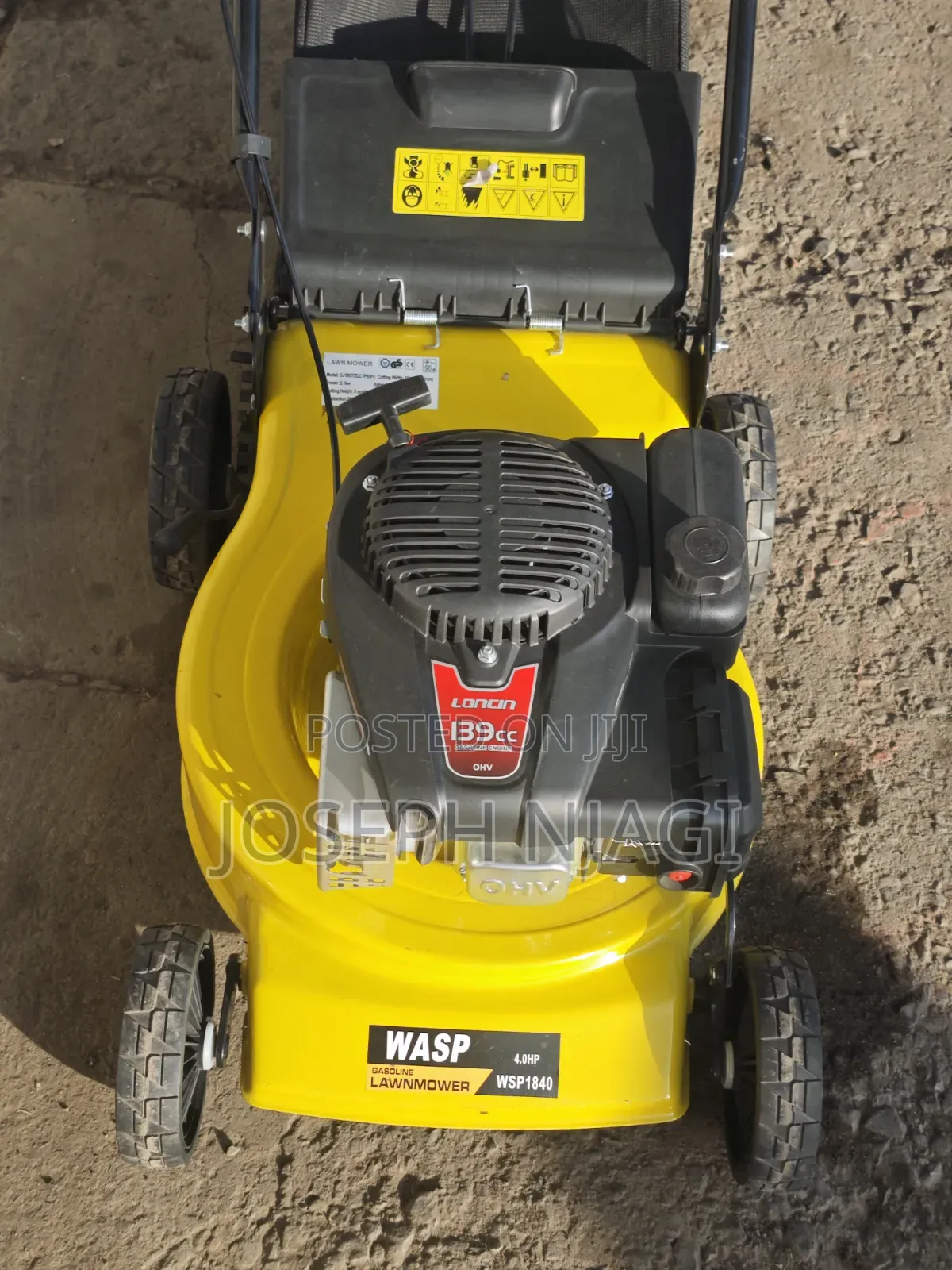 Wasp Gasoline Lawnmower (Model: WSP1840)