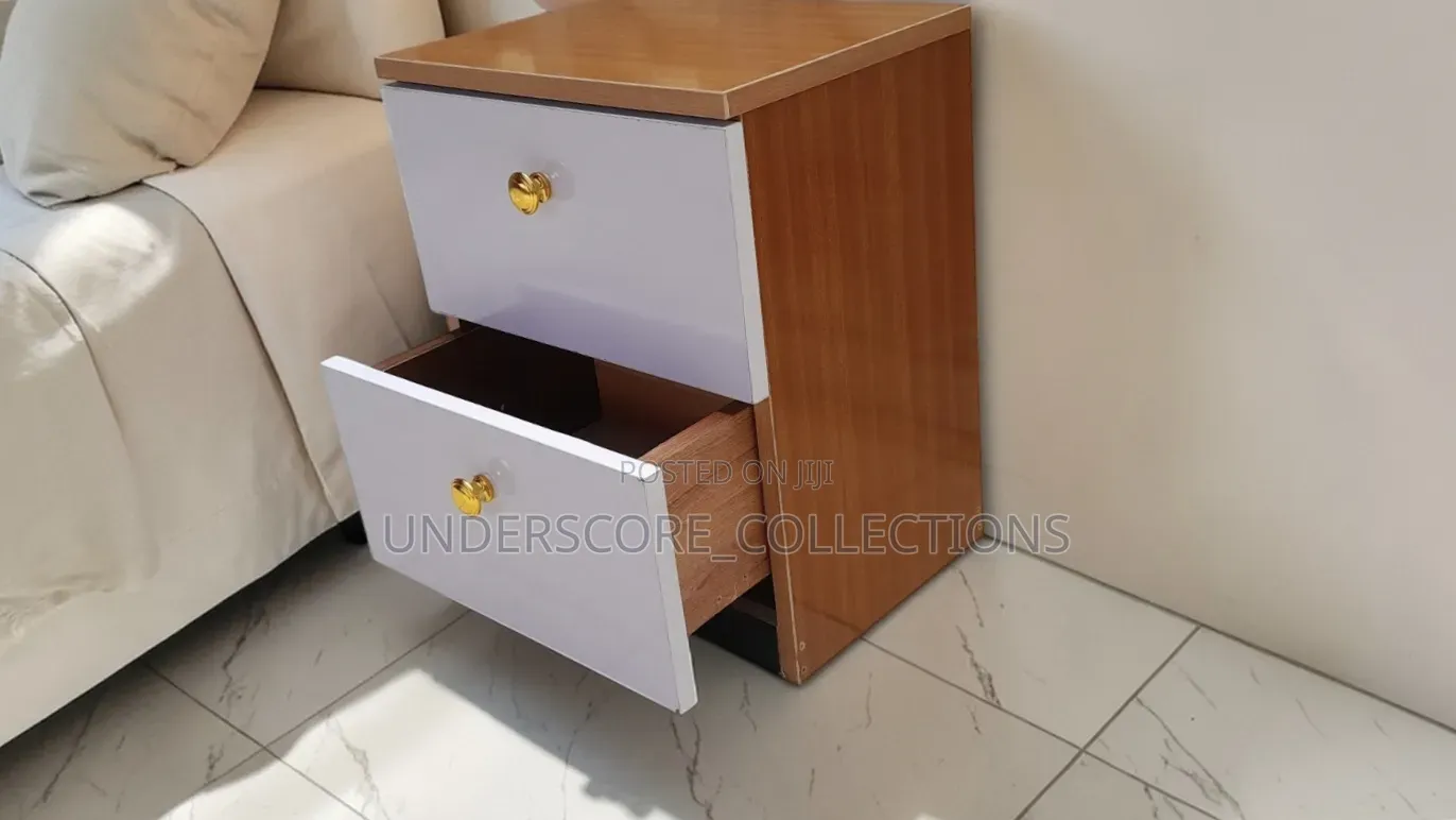 Executive Two Drawers Bedside Table