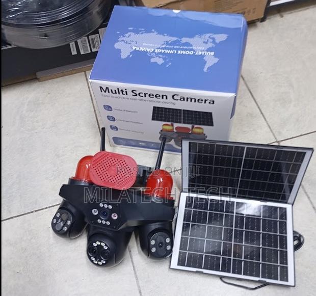 4G Solar PTZ Camera 4 Lens Smart CCTV System - main view