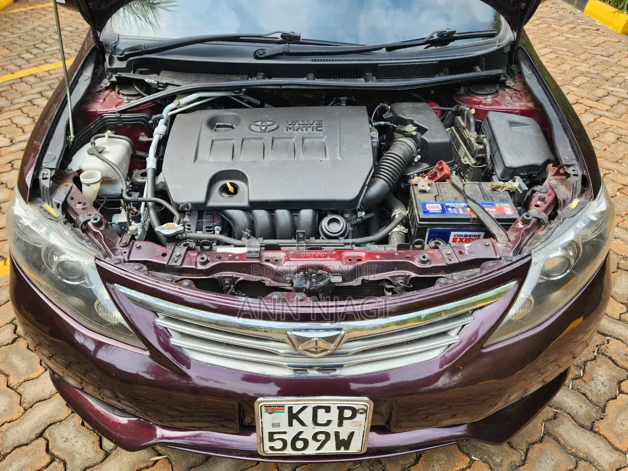 Toyota Allion 2011 Maroon