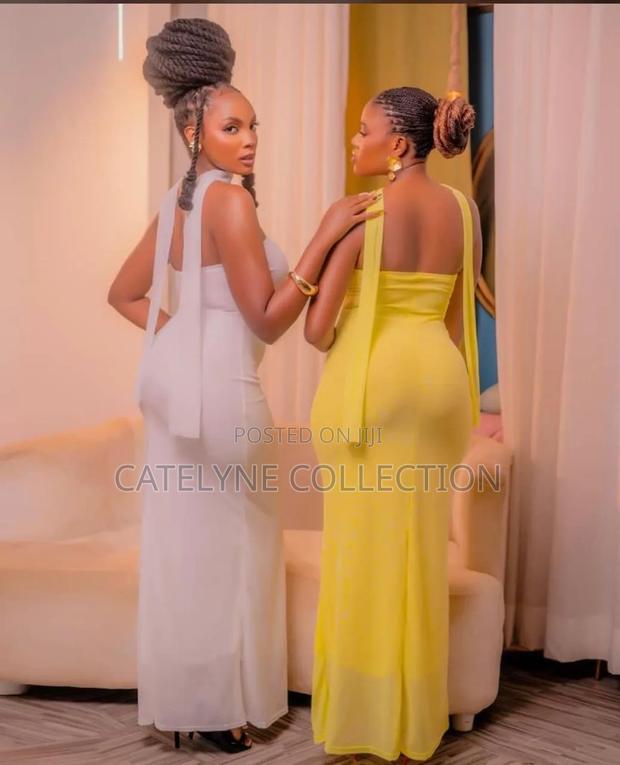 Elegant Sleeveless Evening Gown – Multiple Colors - thumbnail 2