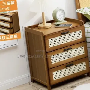 3-Drawer Bedside Cabinet.