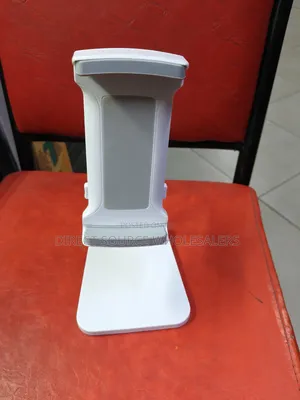 Metallic Tablet Smartphone Holder Stand, Portable Table Stand