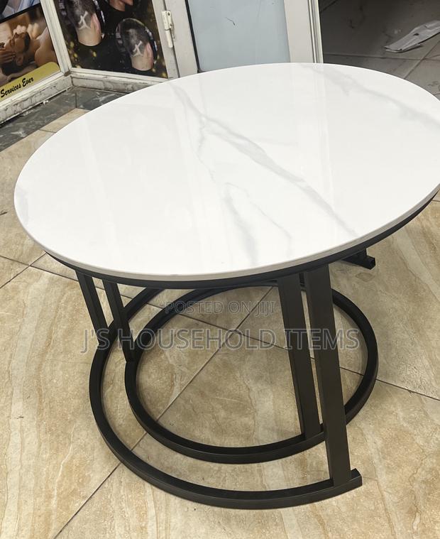 2 in 1 Marble Coffee Table - main view