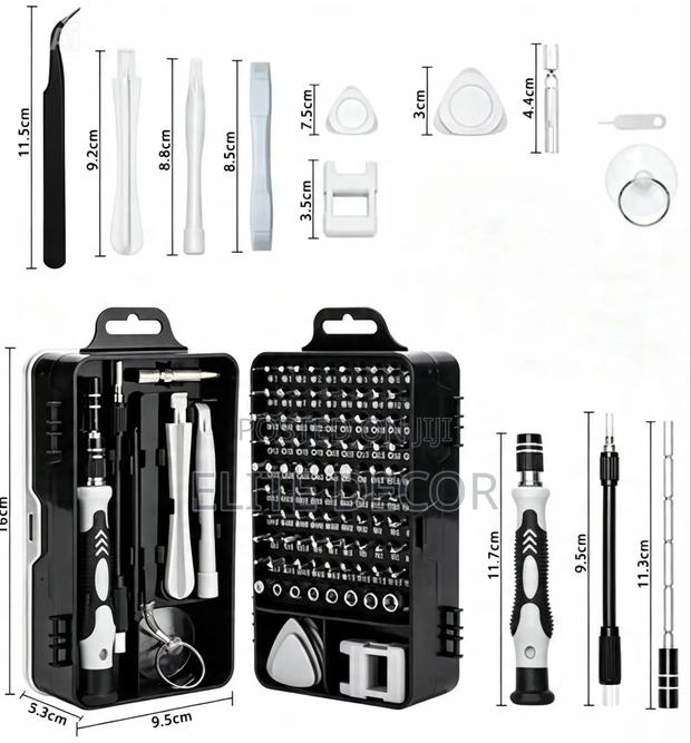 115-in-1 Precision Screwdriver Set for Electronics Repair This 115-