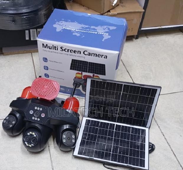 Smart 4 Lens Solar Camera With AI Human Detection