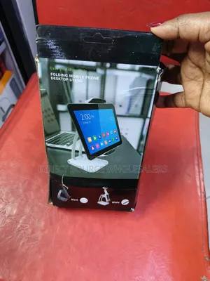 Foldable Metallic Mobile Tablet Holder Stand