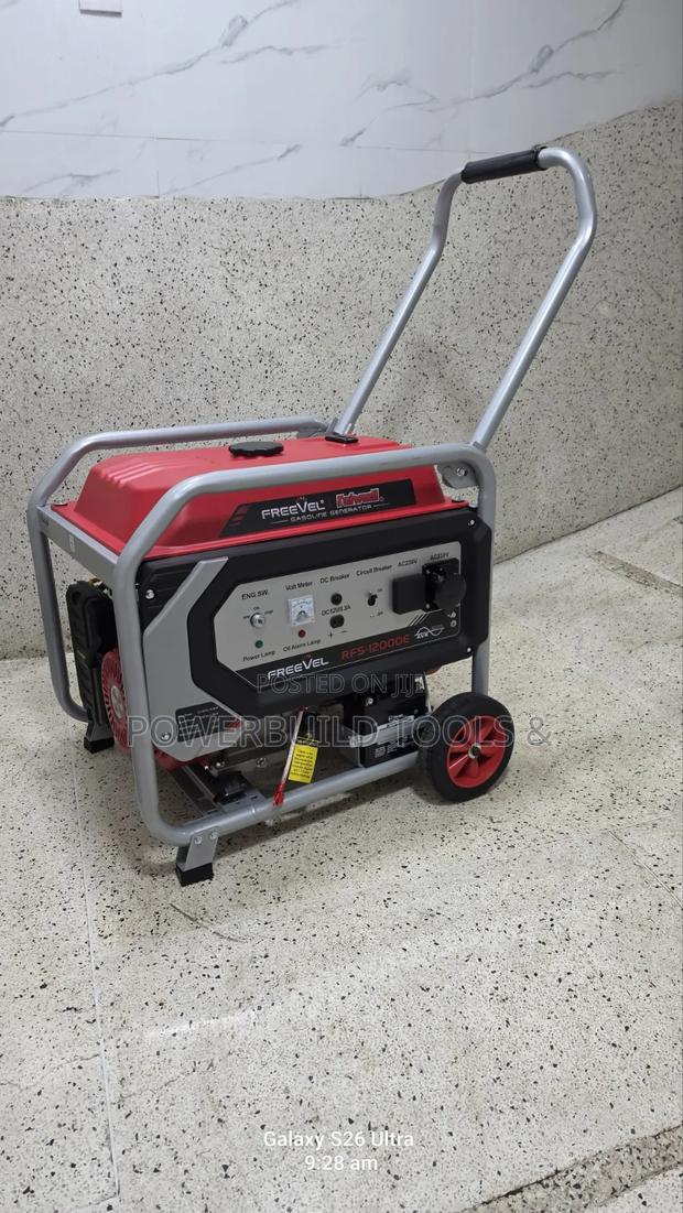 Maxmech RFS-12000E 10.5kva/8kw Keystart Petrol Generator Single - thumbnail 2